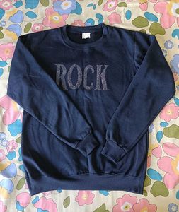 Navy Blue Sweatshirt For Women