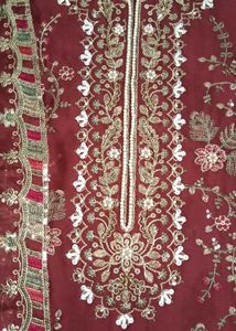Embroidered dress material choose any 1