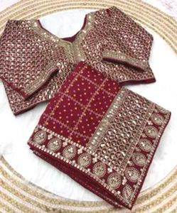 KASHVINEST vichitra silk saree