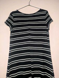 Striped Maxi Dress - Casual Style
