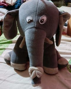 Cute Grey Elephant Plush Toy