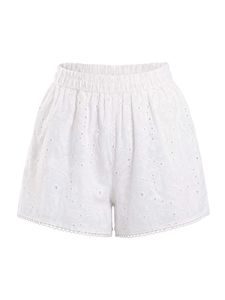 chikankari bohemian half pant for women