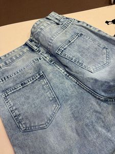 Distressed Light Wash Jeans