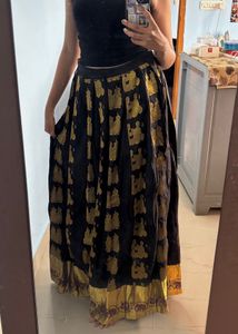Silk Ethnic Skirt