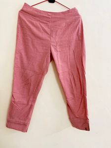 Cropped Chic Pink Palazzos