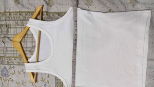 2 White inner vests (uniqlo)