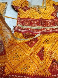 Chundri print Lehenga Choli