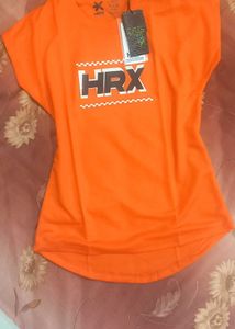 HRX Orange brand new gym T-Shirt