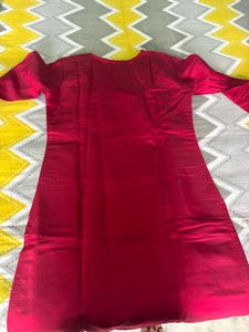 Elegant Red Kurta Set with Dupatta