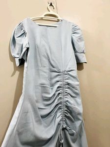 Chic Ruched Midi Dress