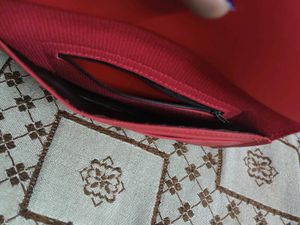 Cute Red Wallet with Butterfly Charm