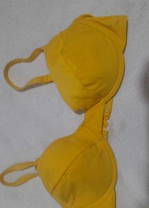 Yellow Padded Bra