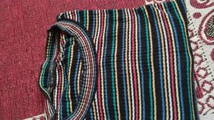 Colorful Striped Tunic Top