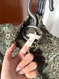 Snake Print High-Neck Mini Dress