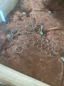 Bulk Lot of 15 Keychain Rings
