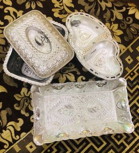 Modern Plastic Dishes &amp; Boxes Silver Colour