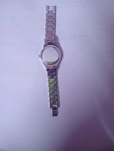 Guess Silver Rhinestone Watch