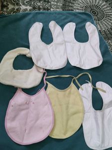 Baby Bibs - Pack of 6
