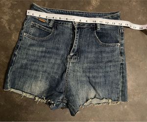 Blue Denim Cut-off Shorts