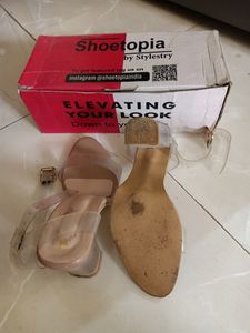Transparent Nude Heel