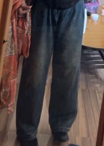 Wide Leg Denim Jeans