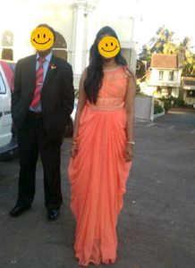 Orange dress