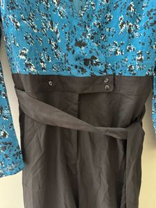 Chic Blue Floral Jumpsuit