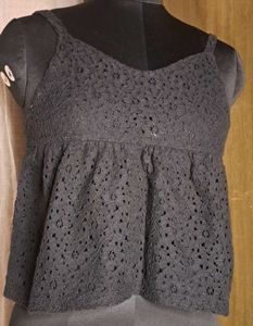 Black Lace Cami Top