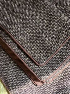 Set of 5 Brown Textured Pillow Covers