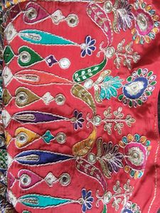 Embroidered Red Blouse