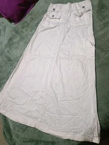 White Colour Skirt