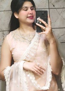 Elegant Peach Kurta Set with Dupatta