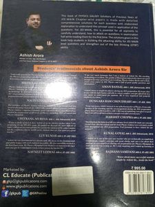 JEE Main Physics 22 Years Chapter-Wise Solutions