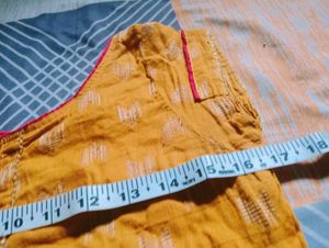 Yellow Kurta With Pink Patiala Set