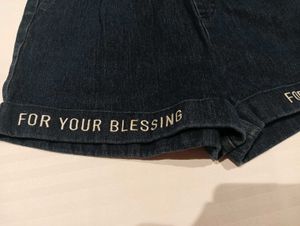 High-Waisted Denim Shorts