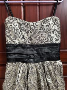Elegant Patterned Mini Dress
