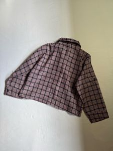 Checkered Cropped Shirt