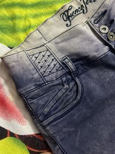 Purple Wash Jeans - Size Medium
