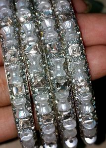 Sparkling Crystal Bangles Set