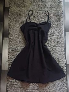 H&amp;M Black Babydoll Mini Dress ✨️🖤