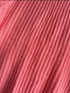 Peach Ribbed Knit Sweater