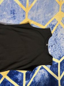 Sleeveless Black Tank Top