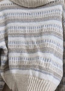 Cozy Striped Turtleneck Sweater