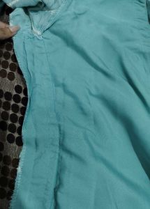 Elegant Mint Green Embroidered Kurti Set