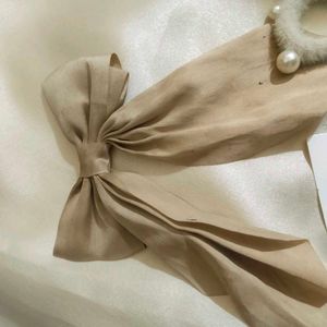Elegant Pearl &amp; Ribbon Accessory Set + free gift