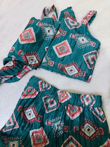 Brand new Green Mirror Palazzo Choli Set