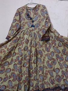 Afsana Floor Length Anarkali Kurti With Long Flair