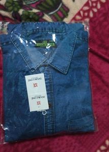 Classic Blue Denim Shirt for Men