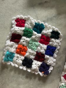 Handmade Crochet Flower Set | 3 Pieces | Beautiful
