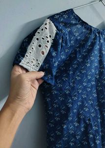 neavy blue short kurti like new girls teenage